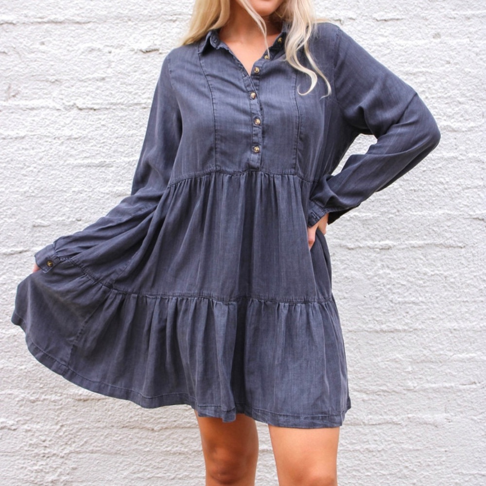 Easel Denim Dress